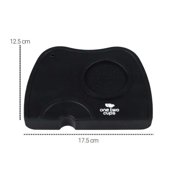 One Two Cups Silicone Holder Mat Tamper Kopi Espresso Barista - 0310-1
