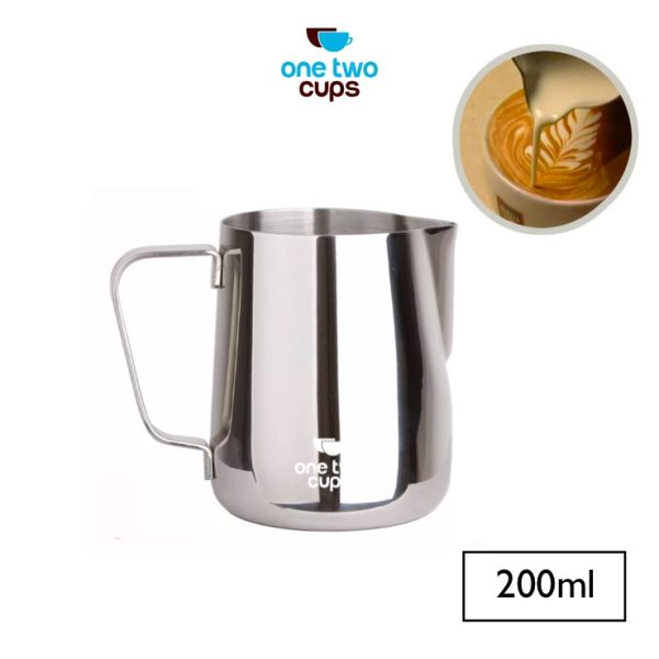 One Two Cups Gelas Milk Jug Kopi Espresso Latte Art 200ml - J068