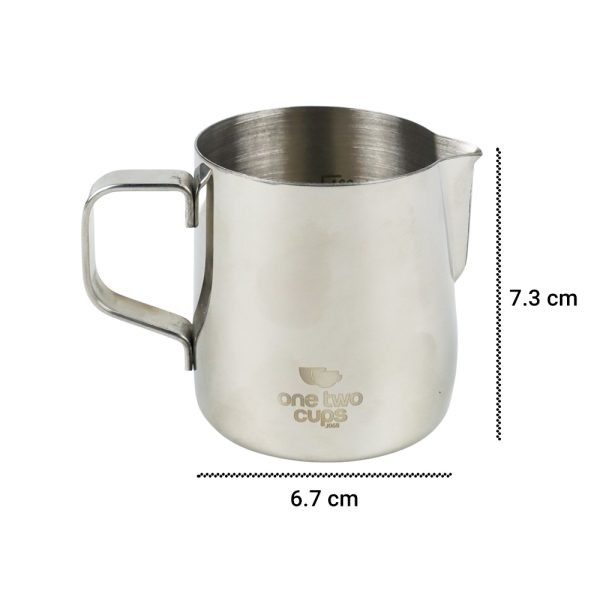 One Two Cups Gelas Milk Jug Kopi Espresso Latte Art 200ml - J068