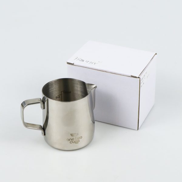 One Two Cups Gelas Milk Jug Kopi Espresso Latte Art 200ml - J068