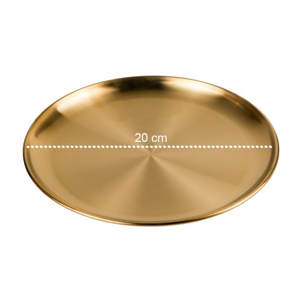 ginee_20241217125402029_9137640672-1.jpg One Two Cups Piring Makan European Style Stainless Steel 20cm