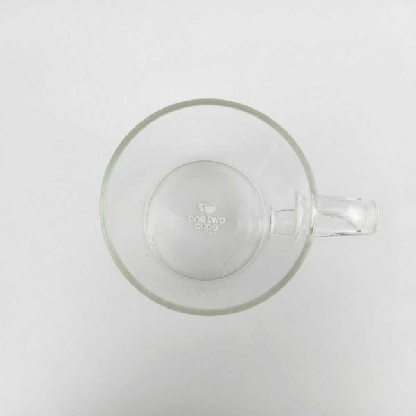 One Two Cups Gelas Glass Coffee Mug Desain Good Morning 400 ml - MD19