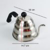 One Two Cups Coffee Maker Pot V60 Drip Kettle Teko Barista 1000ML