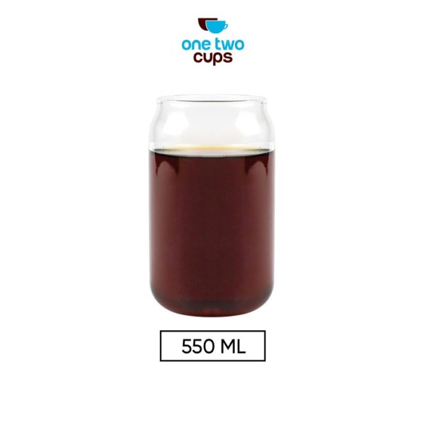 One Two Cups Gelas Minuman Kaleng Borosilicate Glass 550ml - CXX186