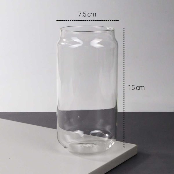 One Two Cups Gelas Minuman Kaleng Borosilicate Glass 550ml - CXX186
