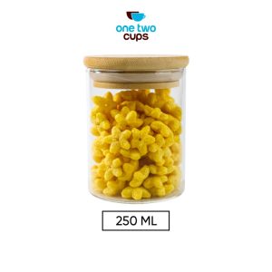 One Two Cups Toples Kaca Penyimpanan Makanan Borosilicate Glass Jar - GH1270 - 250 ML
