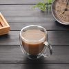 One Two Cups Cangkir Kopi Anti Panas Double-Wall Glass Round 160ml