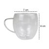 One Two Cups Cangkir Kopi Anti Panas Double-Wall Glass Round 160ml