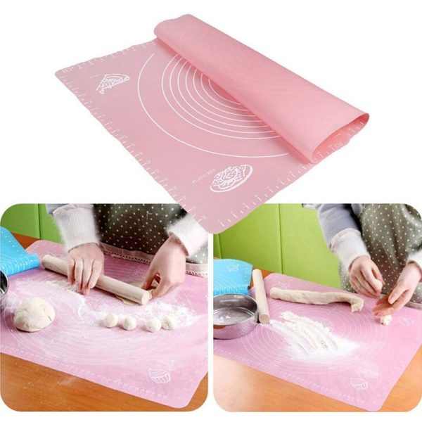One Two Cups Mat Alas Adonan Kue Fondant Silikon - JJ3873 - Blue