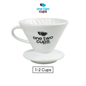 One Two Cups Filter Penyaring Kopi V60 Glass Filter Dripper 1-2 Cups