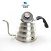 One Two Cups Coffee Maker Pot Drip Kettle Teko Barista with Thermometer - 1155ml