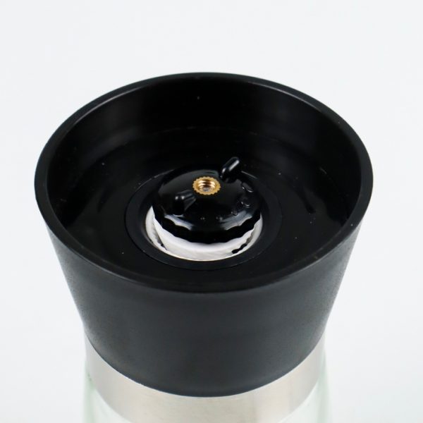 One Two Cups Manual Glass Pepper Grinder - M15996 - Black
