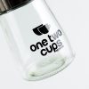 One Two Cups Manual Glass Pepper Grinder - M15996 - Black