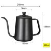 One Two Cups Coffee Maker Pot Long Mouth Drip Teko Kopi Barista 600ml