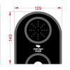 One Two Cups Silicone Holder Mat Tamper Kopi Espresso Barista - Black
