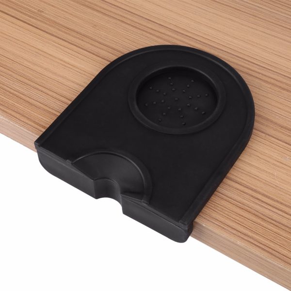One Two Cups Silicone Holder Mat Tamper Kopi Espresso Barista - Black