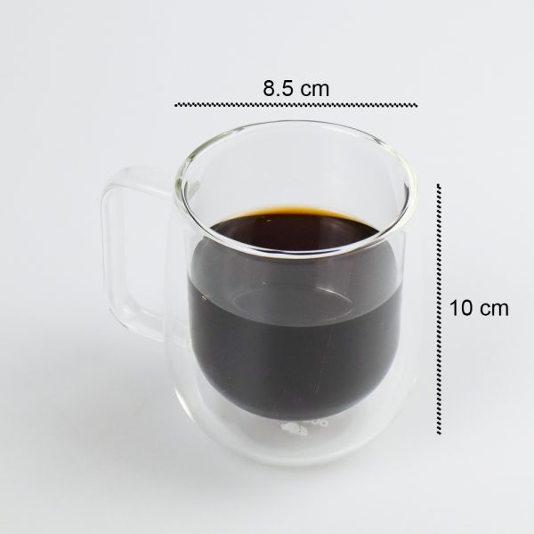 One Two Cups Gelas Cangkir Kopi Anti Panas Double-Wall Round 290ml
