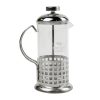 One Two Cups French Press Coffee Maker Pot Grid Pattern 350ml