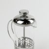 One Two Cups French Press Coffee Maker Pot Grid Pattern 350ml
