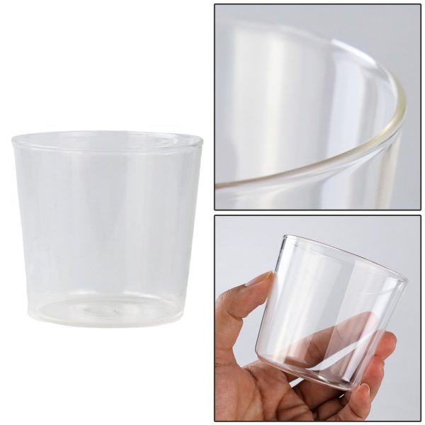 One Two Cups Gelas Cangkir Tea Coffee Sereal Desain 2 in 1 Glass Small 360 ml