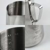 One Two Cups Gelas Pitcher Kopi Espresso Latte Art Stainless Steel 600ml
