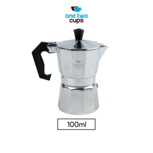 One Two Cups Espresso Coffee Maker Moka Pot Teko 100ml 2 Cup - JF112