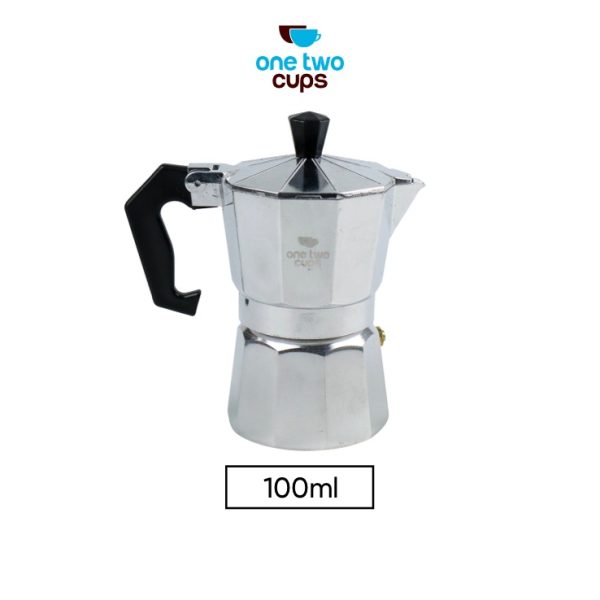 One Two Cups Espresso Coffee Maker Moka Pot Teko 100ml 2 Cup - JF112