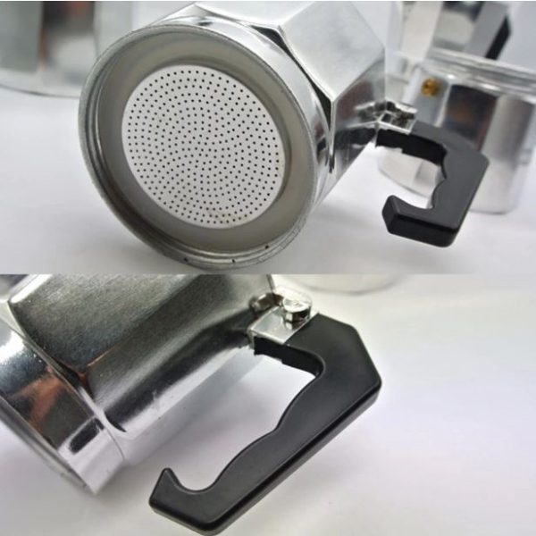 One Two Cups Espresso Coffee Maker Moka Pot Teko 100ml 2 Cup - JF112