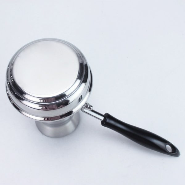 One Two Cups Gelas Kopi Espresso Latte Art Stainless Steel 650ml - DF-4010 - Silver