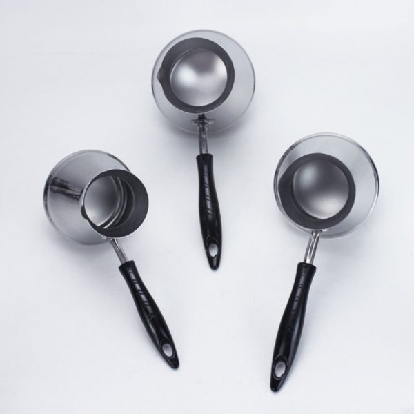 One Two Cups Gelas Kopi Espresso Latte Art Stainless Steel 650ml - DF-4010 - Silver