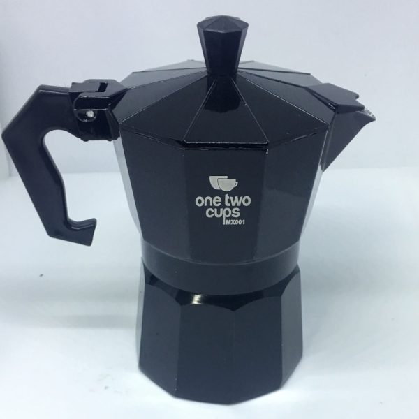 One Two Cups Moka Pot Coffee Maker Teko 300ml 6 Cups - MX001