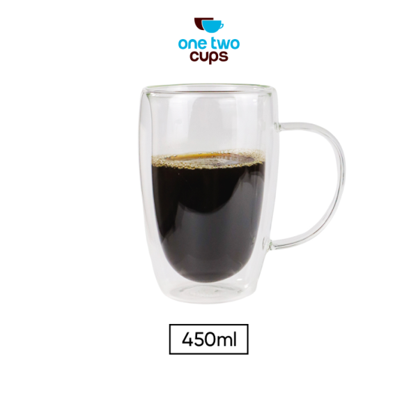 One Two Cups Gelas Double Wall Anti Panas Insulated Cup 450ml