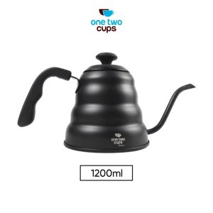 One Two Cups Coffee Maker Pot Drip Kettle Kopi 1.2 Liter with Thermostat