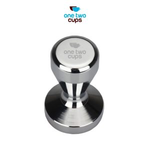 One Two Cups Tamper Kopi Espresso Flat Stainless Steel 51mm