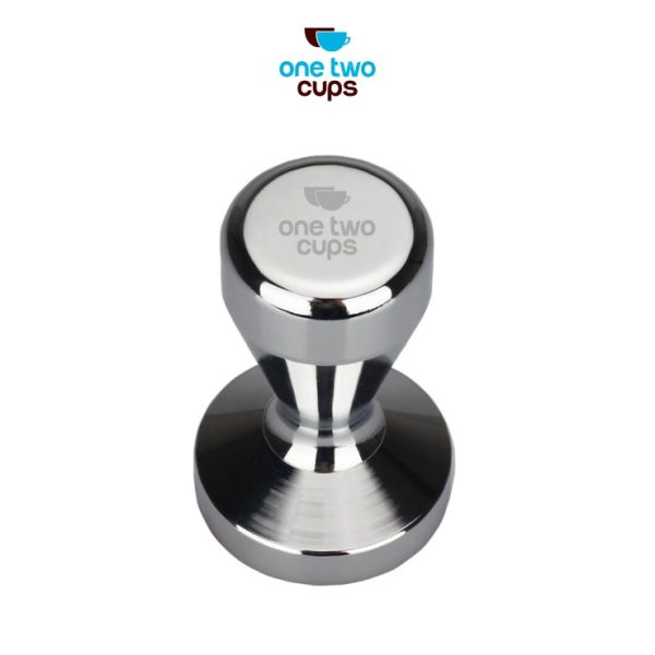 One Two Cups Tamper Kopi Espresso Flat Stainless Steel 51mm