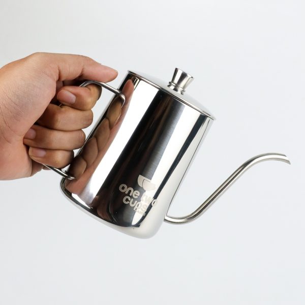 One Two Cups Teko Pitcher Kopi Teh Teapot Drip Kettle Cup 560ml