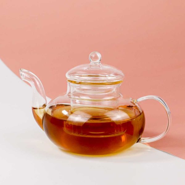 One Two Cups Teko Pitcher Glass Teapot Japanese Style Infuser - 8CV101