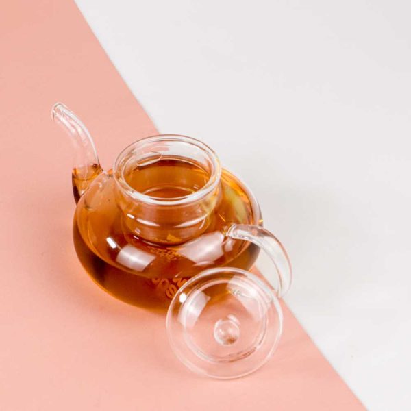 One Two Cups Teko Pitcher Glass Teapot Japanese Style Infuser - 8CV101