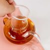 One Two Cups Teko Pitcher Glass Teapot Japanese Style Infuser - 8CV101