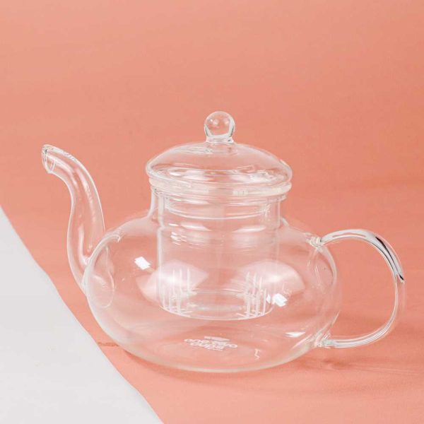 One Two Cups Teko Pitcher Glass Teapot Japanese Style Infuser - 8CV101