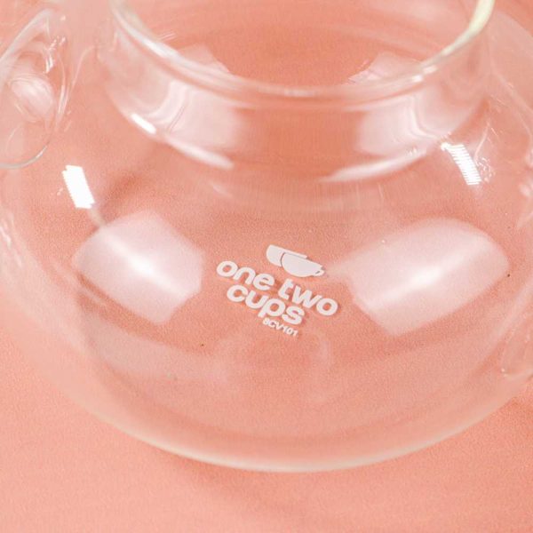 One Two Cups Teko Pitcher Glass Teapot Japanese Style Infuser - 8CV101