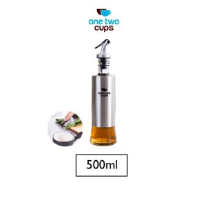 One Two Cups Botol Minyak Olive Oil Stainles Steel Platted 500ml