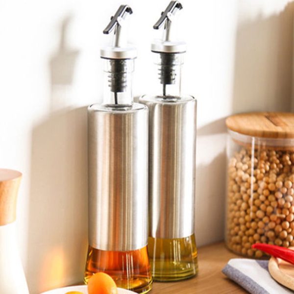 One Two Cups Botol Minyak Olive Oil Stainles Steel Platted 500ml