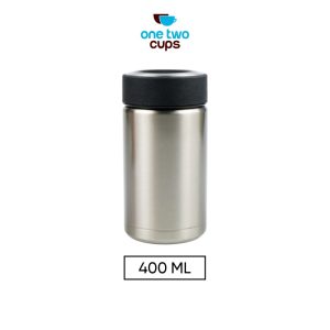 One Two Cups Botol Minum Thermos Mini Stainless Steel 400ML - Silver