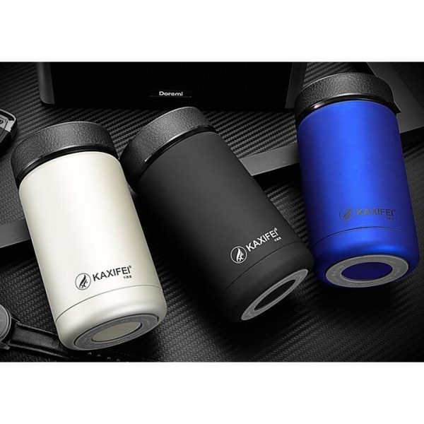 One Two Cups Botol Minum Thermos Mini Stainless Steel 400ML - Silver