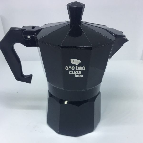 One Two Cups Moka Pot Pembuat Espresso Teko Stovetop Filter 450ml 9 Cups