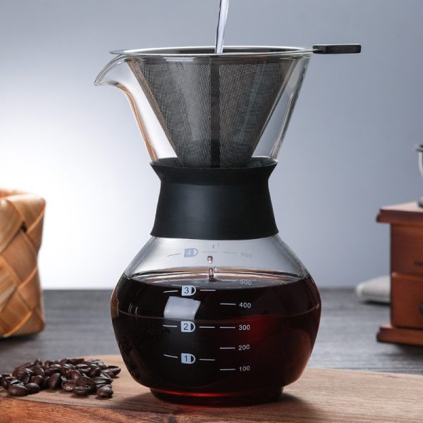 One Two Cups Coffee Maker Pot V60 Drip Kettle Teko Kopi Barista 200ml SE111
