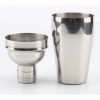 One Two Cups Bartender Drink Bar Set Cocktail Shaker Stainless Steel 5 in 1