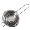 One Two Cups Panci Leleh Keju Coklat Stainless Steel Peralatan Masak