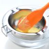 One Two Cups Panci Leleh Keju Coklat Stainless Steel Peralatan Masak